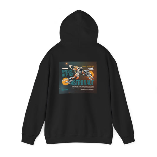 Astronaut-Inspired Unisex Heavy Blend Hoodie - Space Adventure Design