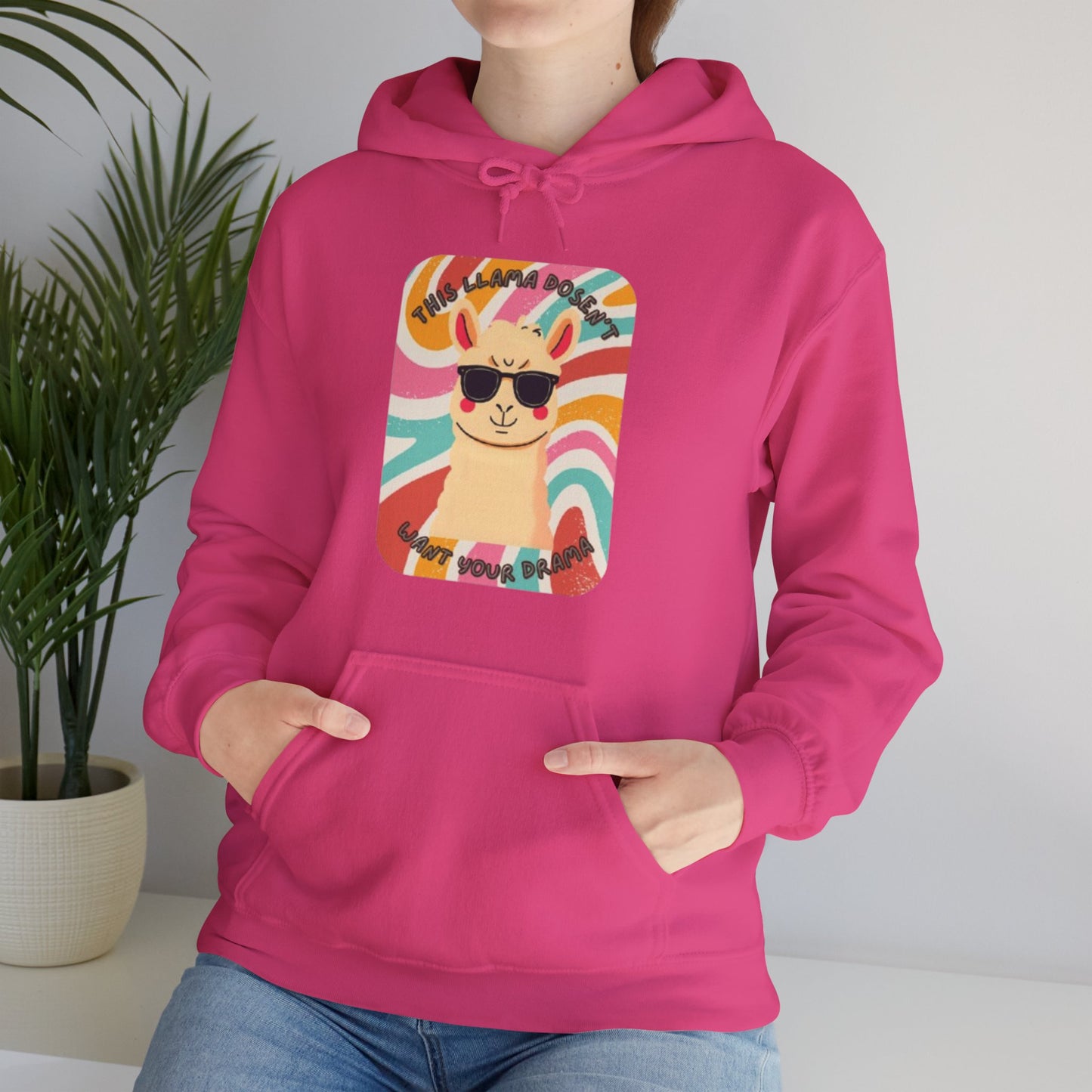 Funny Llama Hoodie - Unisex Hoodie