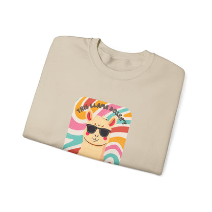 Fun Llama Unisex Graphic Crewneck Sweatshirt