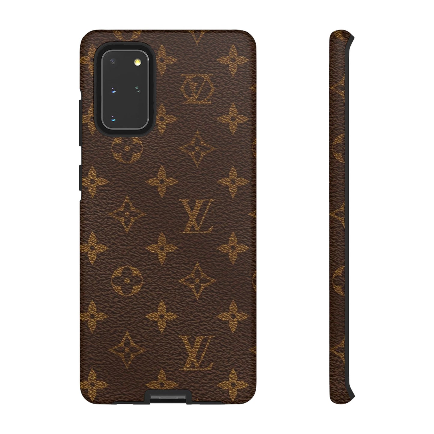 LV Designer Phone Case - Luxury Monogram Pattern