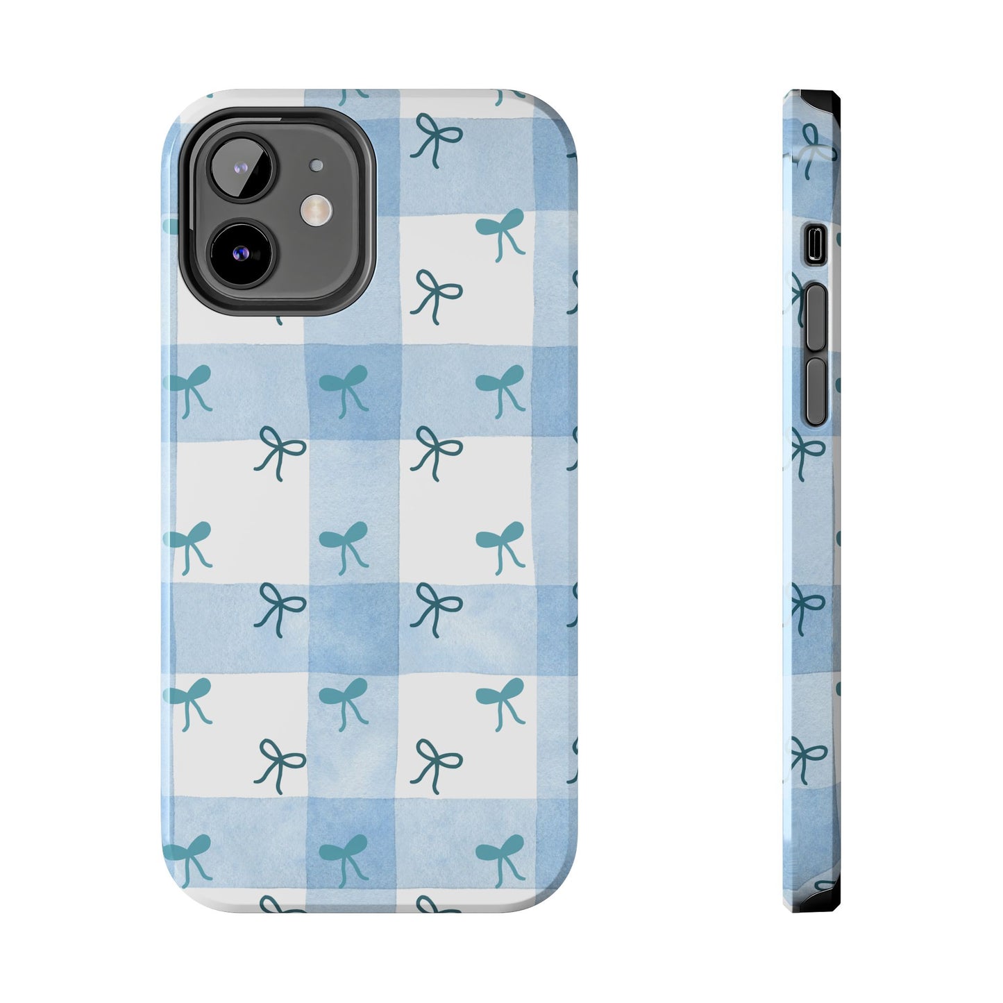 Chic Blue Bow Phone Case