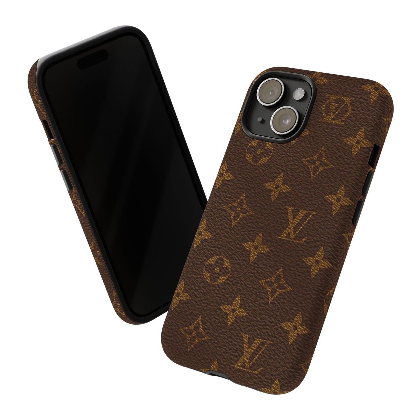 LV Designer Phone Case - Luxury Monogram Pattern