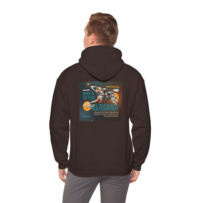 Astronaut-Inspired Unisex Heavy Blend Hoodie - Space Adventure Design