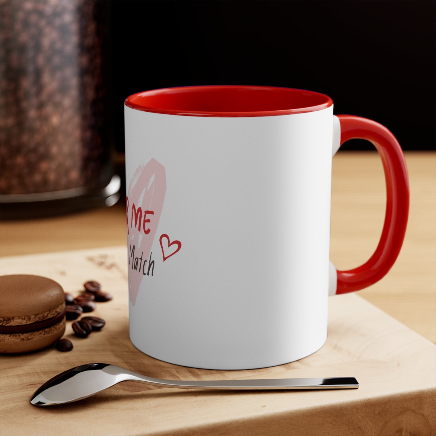 Perfect Match Accent Mug - Holiday Gift 11 0z