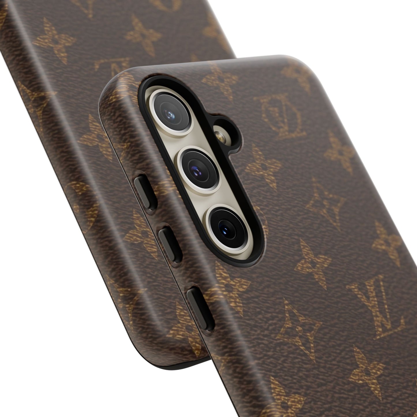 LV Designer Phone Case - Luxury Monogram Pattern