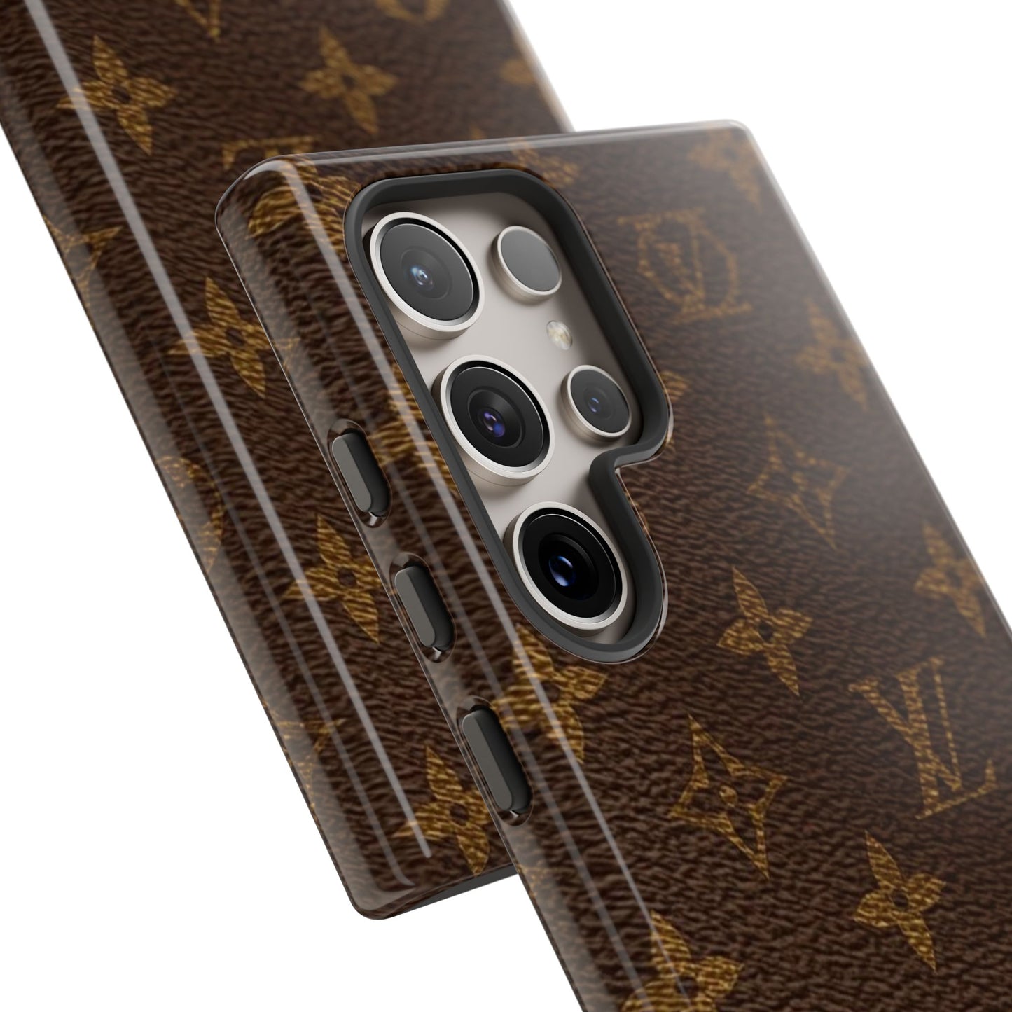 LV Designer Phone Case - Luxury Monogram Pattern