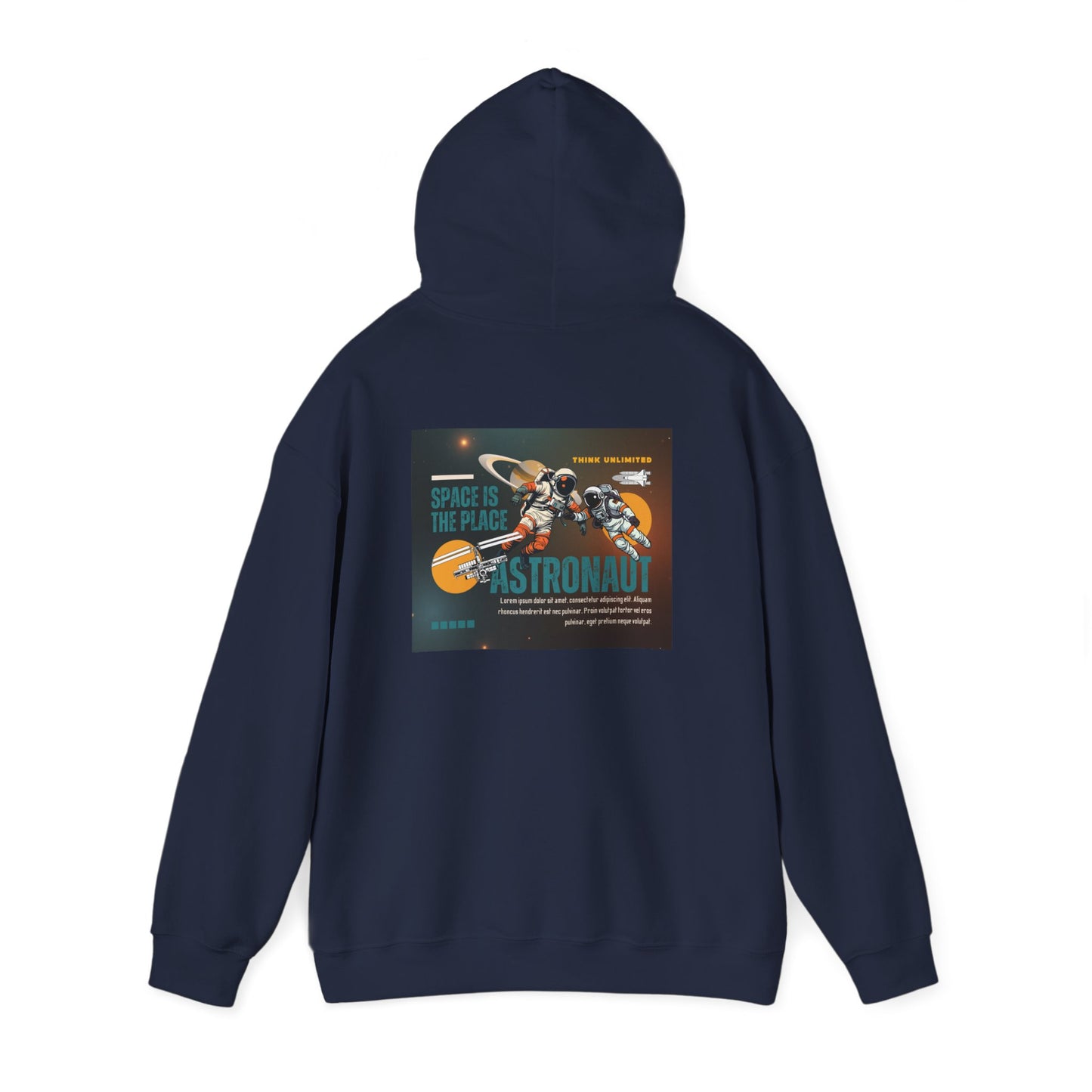 Astronaut-Inspired Unisex Heavy Blend Hoodie - Space Adventure Design