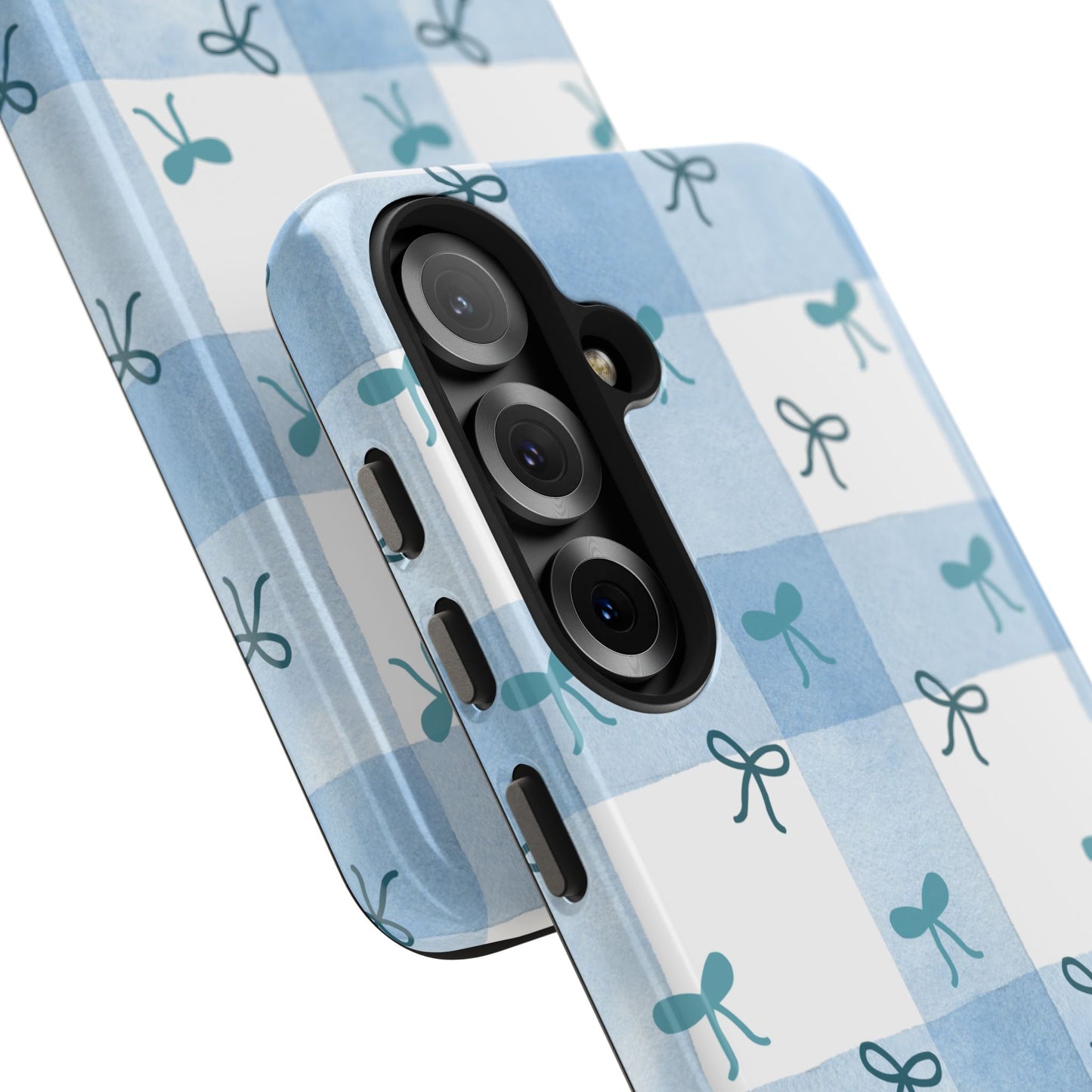 Chic Blue Bow Phone Case