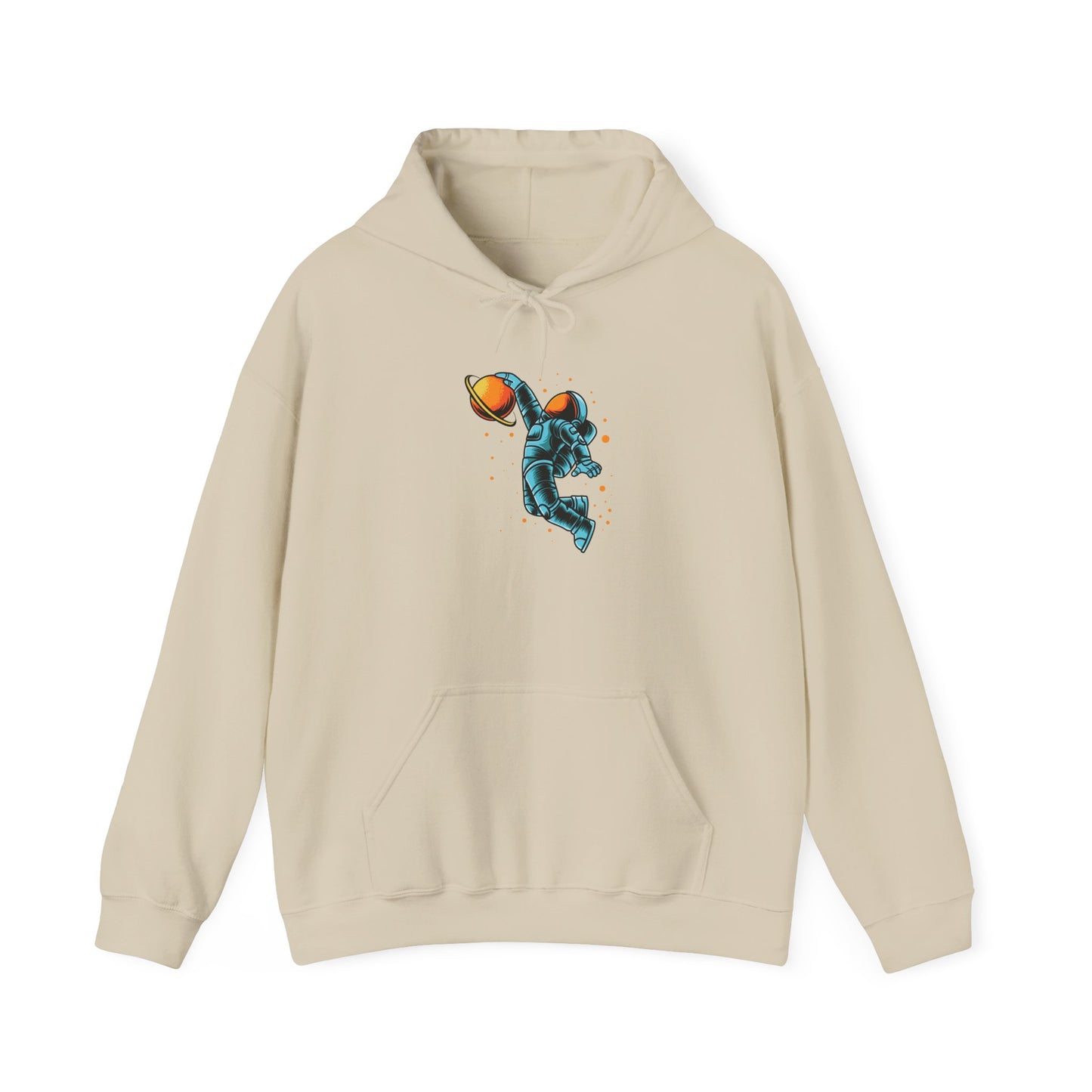 Astronaut-Inspired Unisex Heavy Blend Hoodie - Space Adventure Design