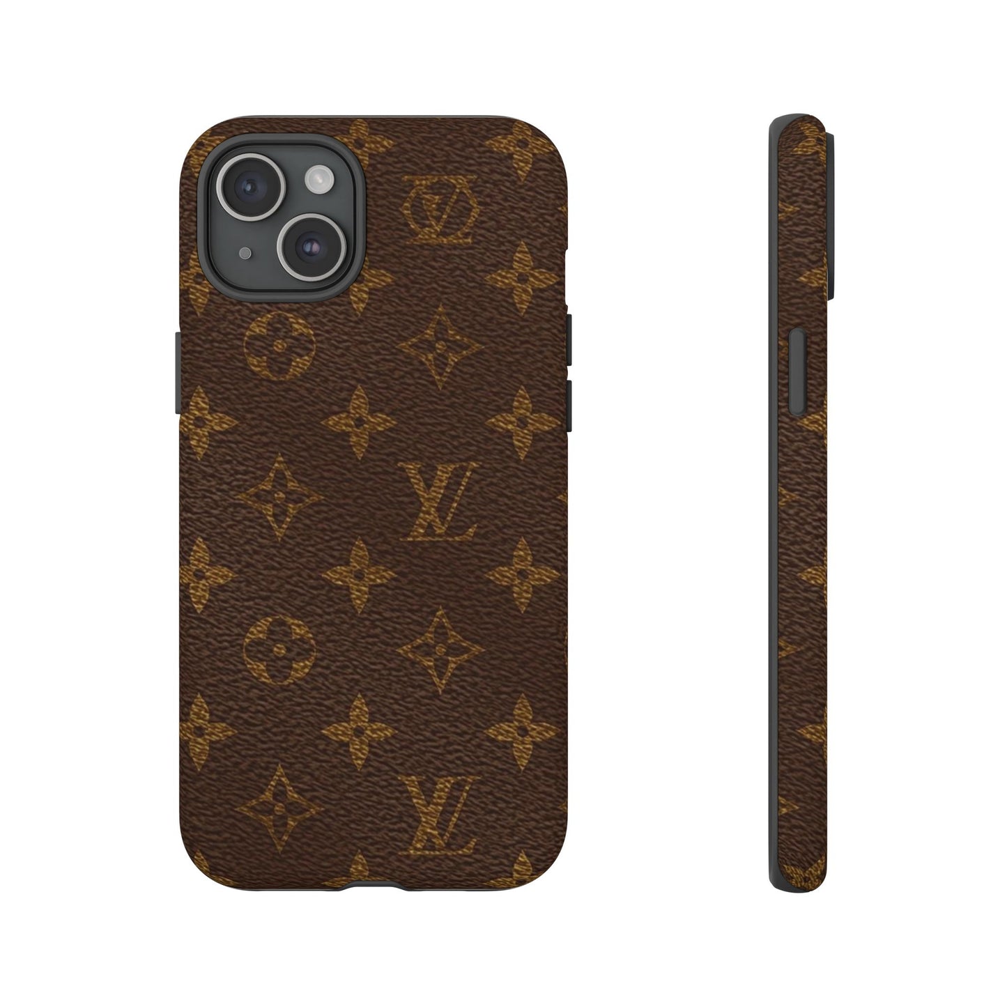 LV Designer Phone Case - Luxury Monogram Pattern