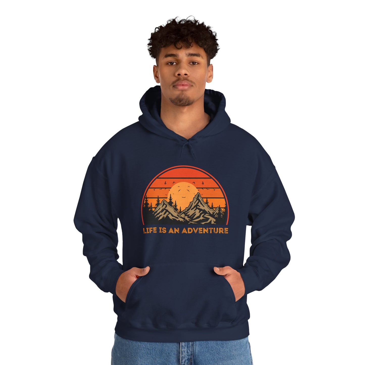 Adventure-Themed Unisex Hoodie - Life is an Adventure