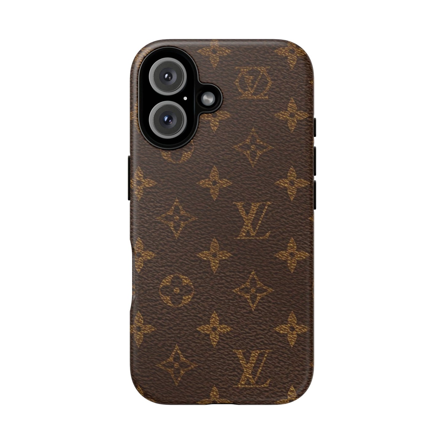 LV Designer Phone Case - Luxury Monogram Pattern