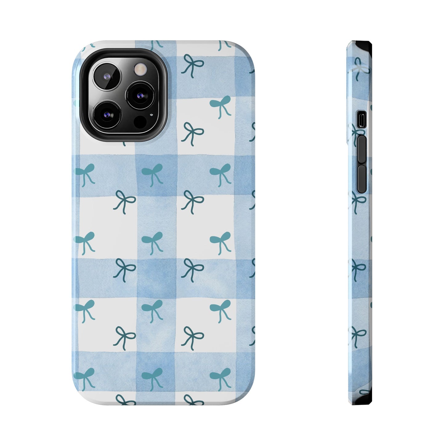 Chic Blue Bow Phone Case