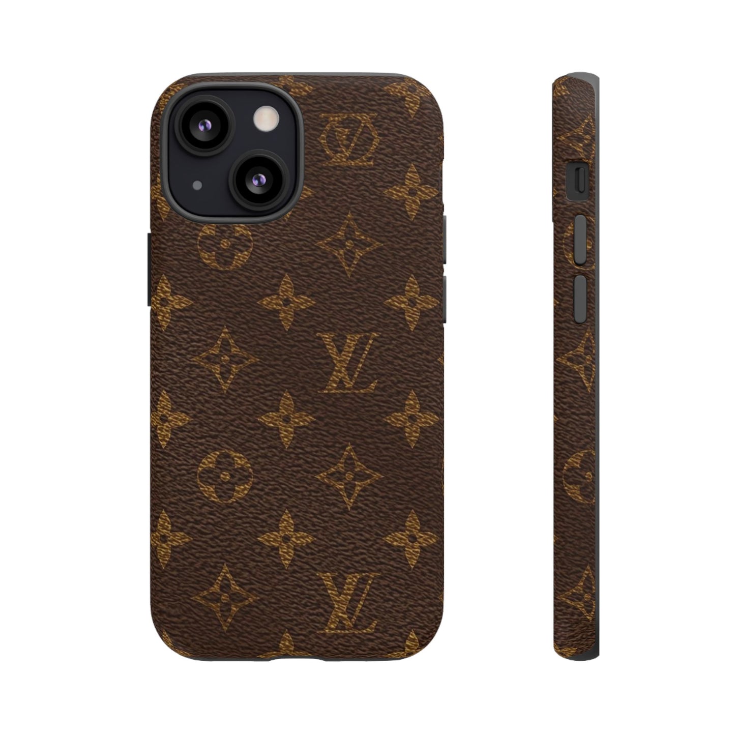 LV Designer Phone Case - Luxury Monogram Pattern
