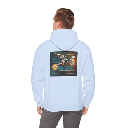 Astronaut-Inspired Unisex Heavy Blend Hoodie - Space Adventure Design