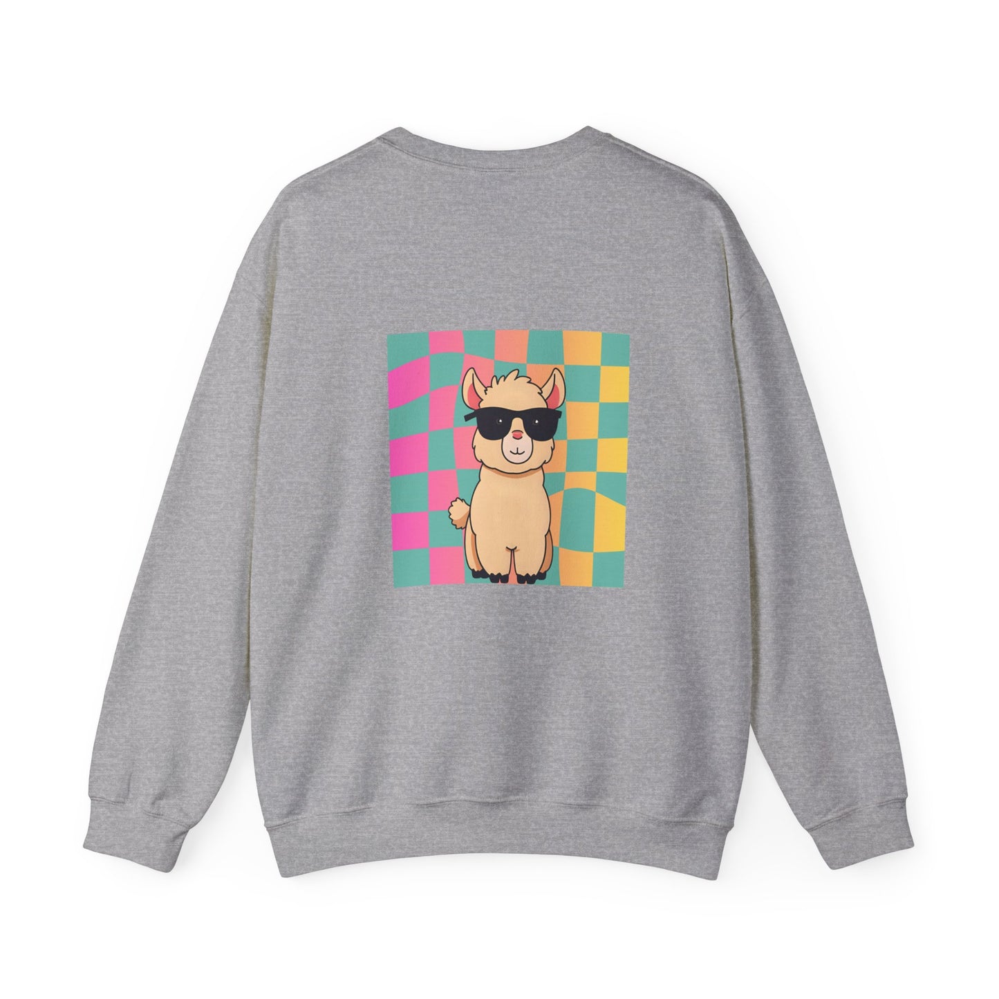 Fun Llama Unisex Graphic Crewneck Sweatshirt
