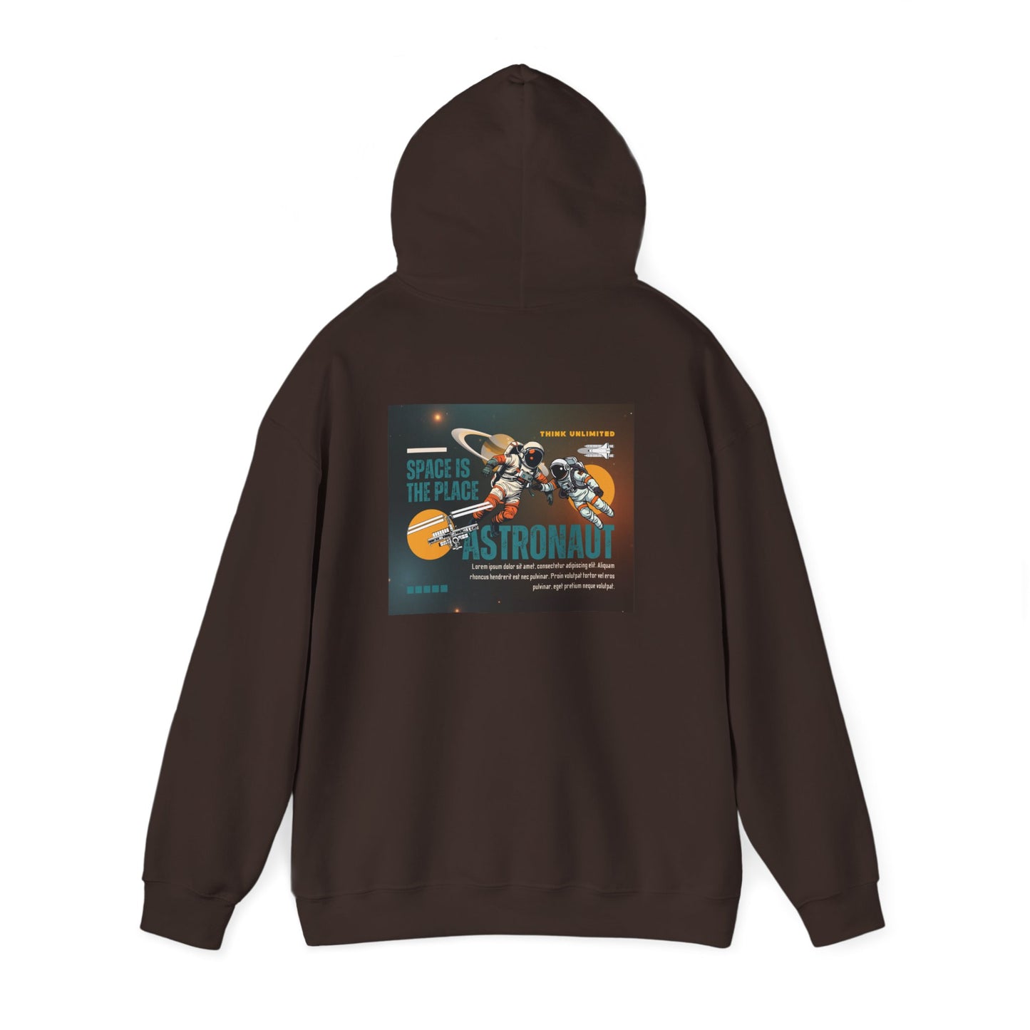 Astronaut-Inspired Unisex Heavy Blend Hoodie - Space Adventure Design