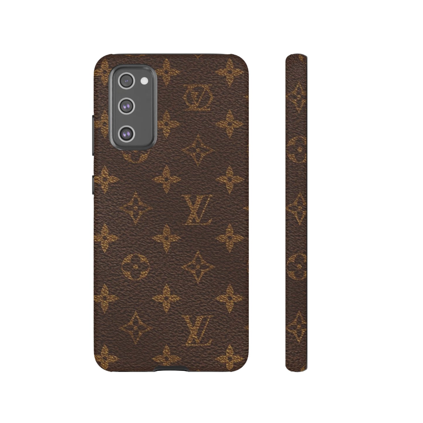 LV Designer Phone Case - Luxury Monogram Pattern