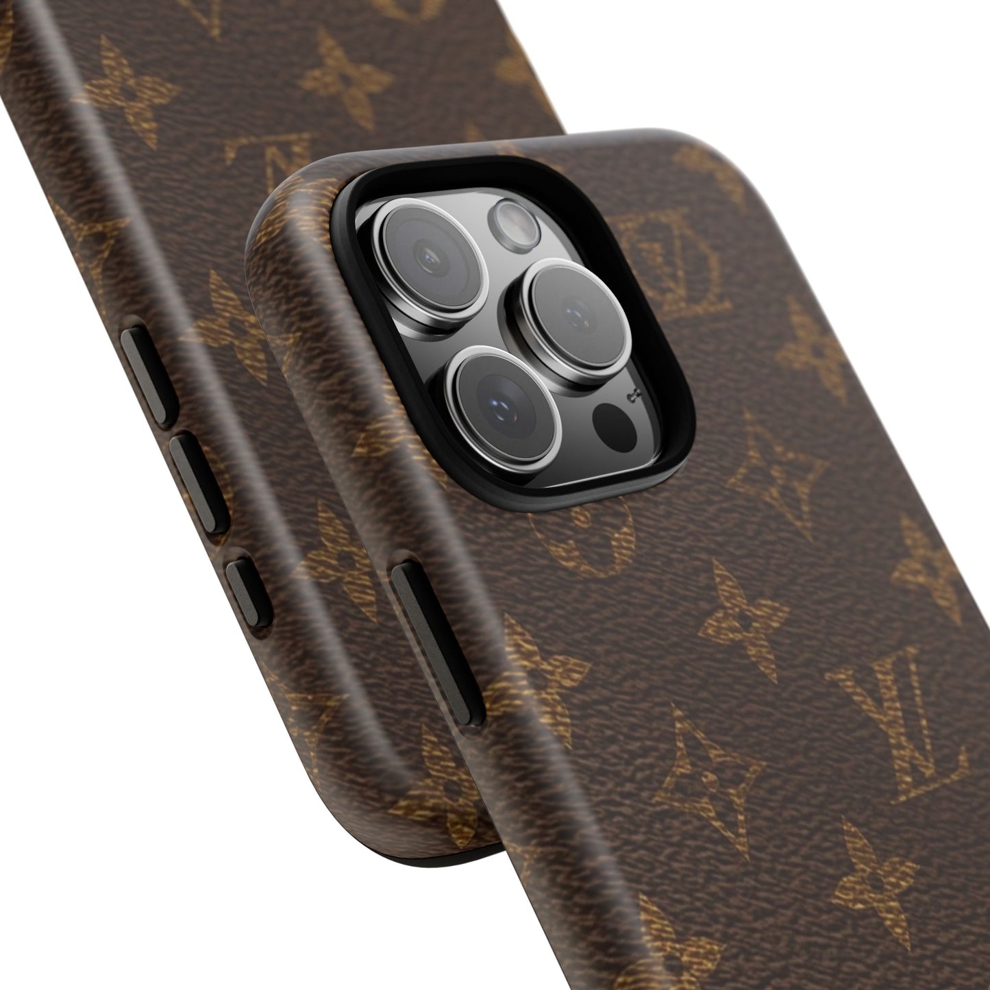 LV Designer Phone Case - Luxury Monogram Pattern