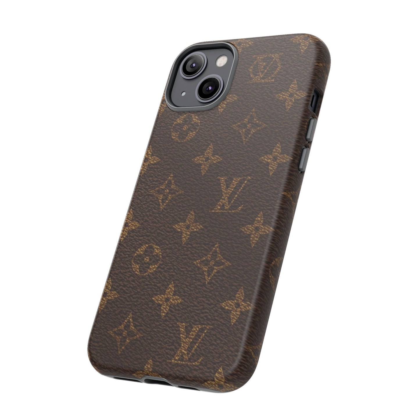 LV Designer Phone Case - Luxury Monogram Pattern
