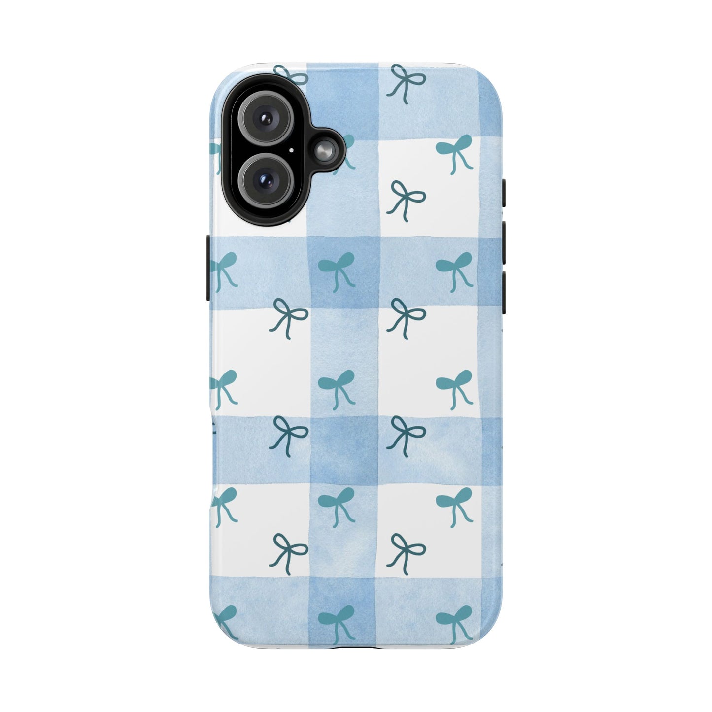 Chic Blue Bow Phone Case