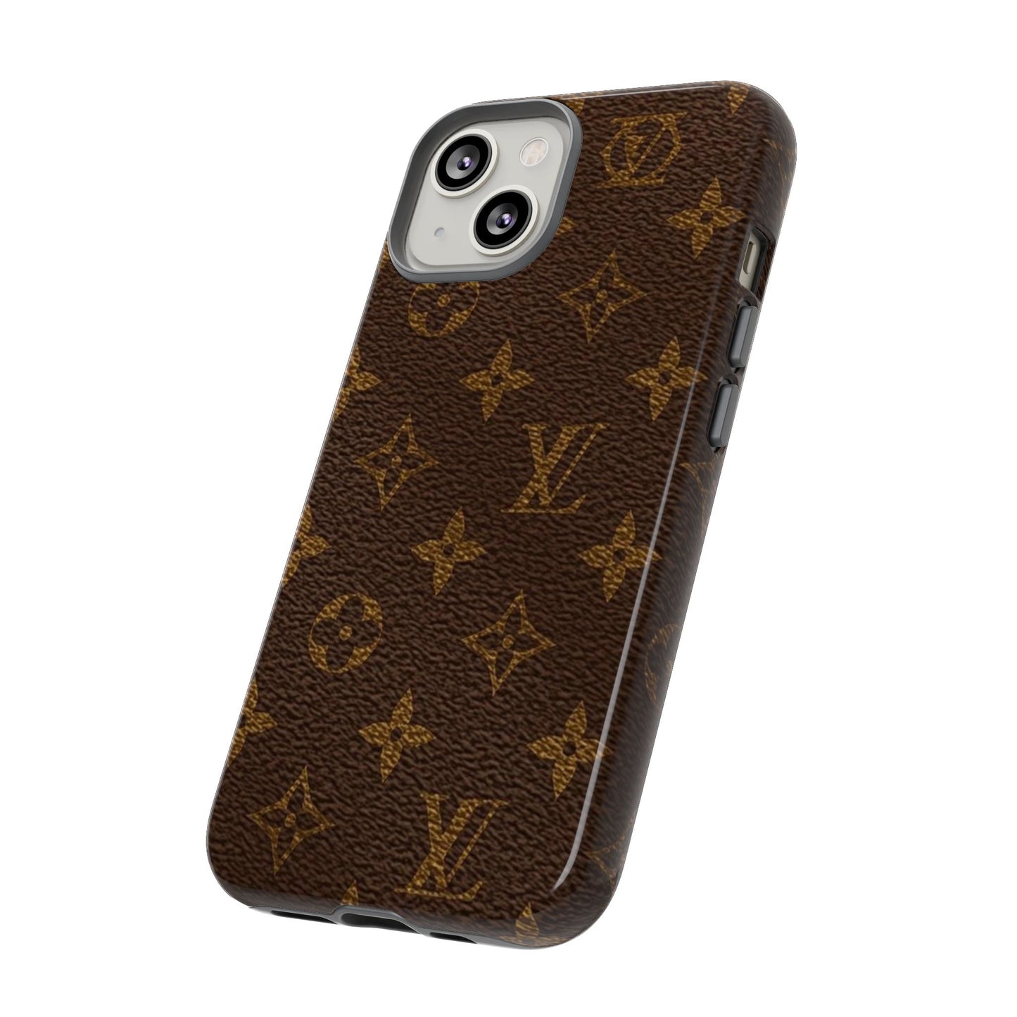 LV Designer Phone Case - Luxury Monogram Pattern