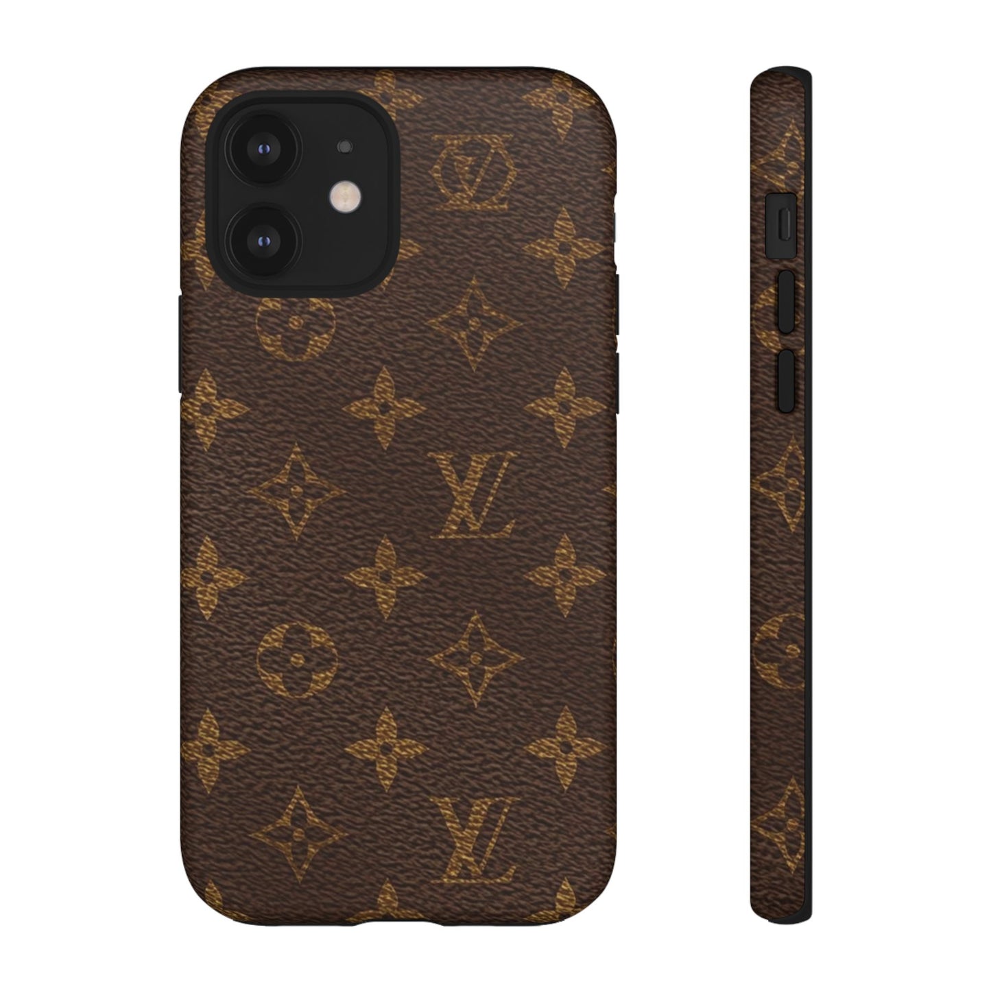 LV Designer Phone Case - Luxury Monogram Pattern