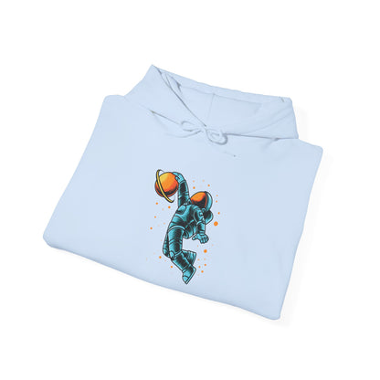 Astronaut-Inspired Unisex Heavy Blend Hoodie - Space Adventure Design