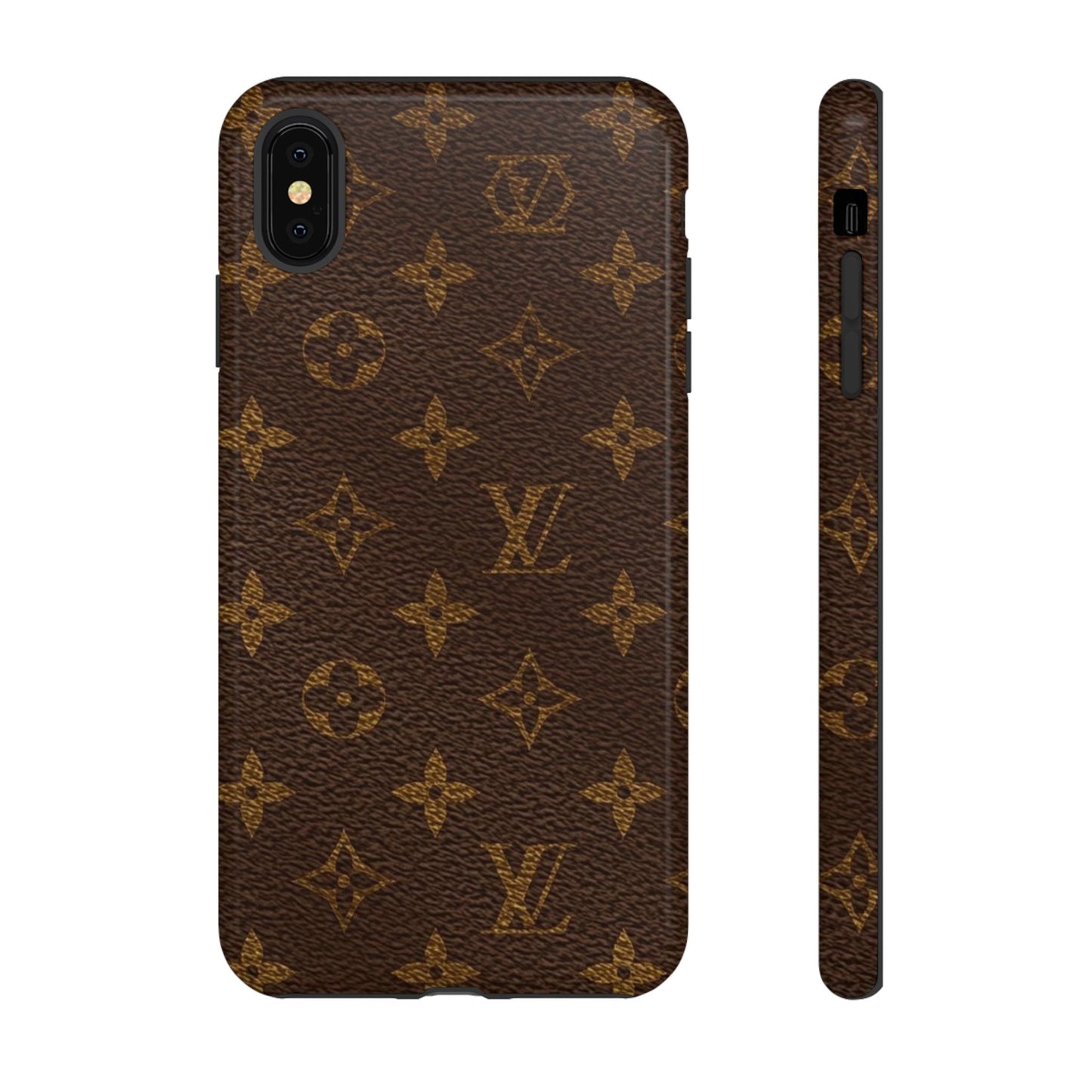 LV Designer Phone Case - Luxury Monogram Pattern