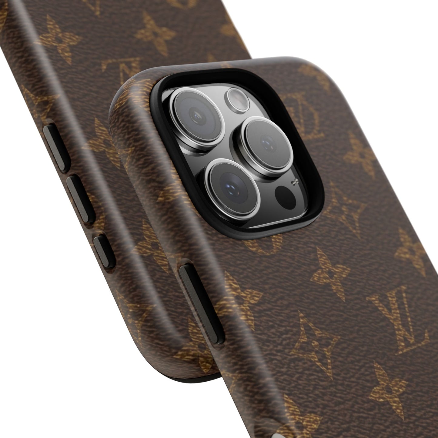 LV Designer Phone Case - Luxury Monogram Pattern