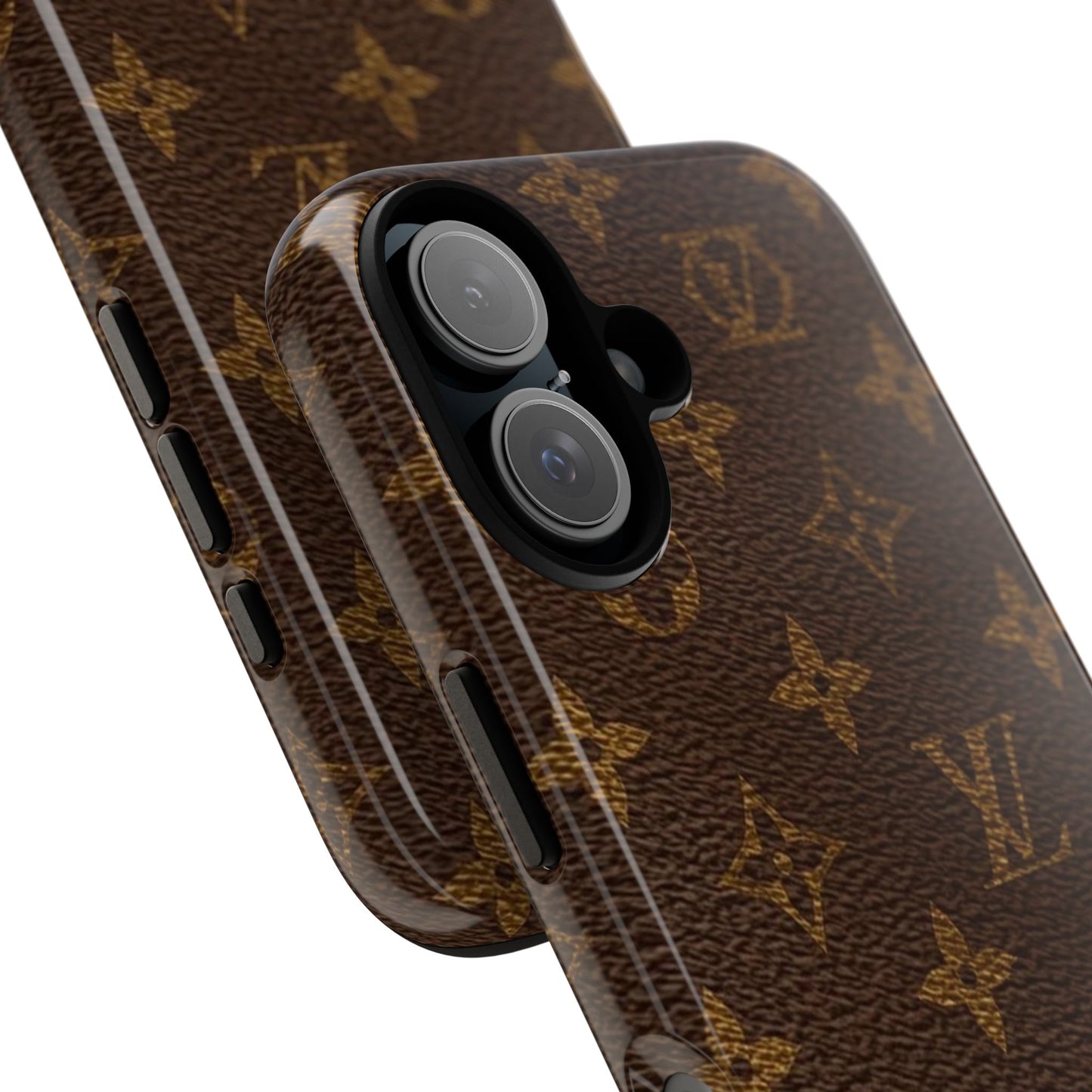 LV Designer Phone Case - Luxury Monogram Pattern