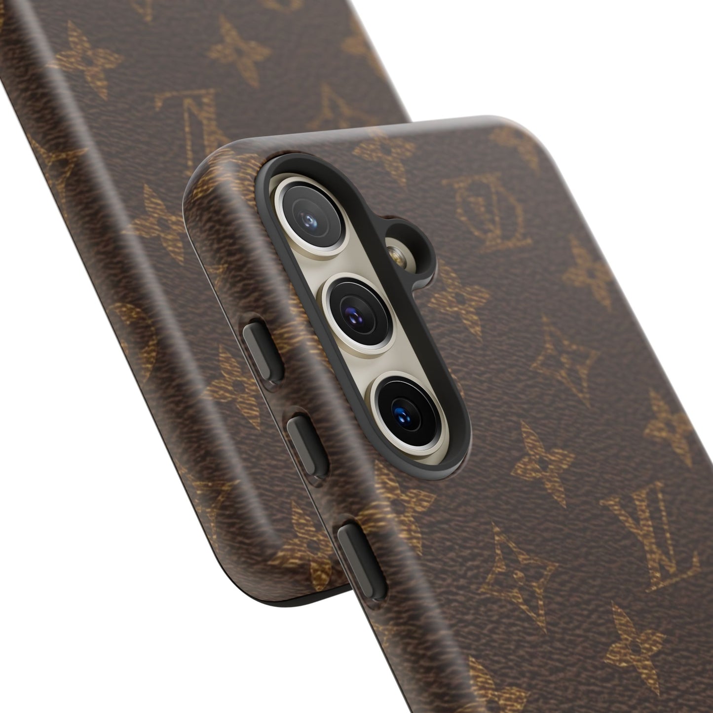 LV Designer Phone Case - Luxury Monogram Pattern