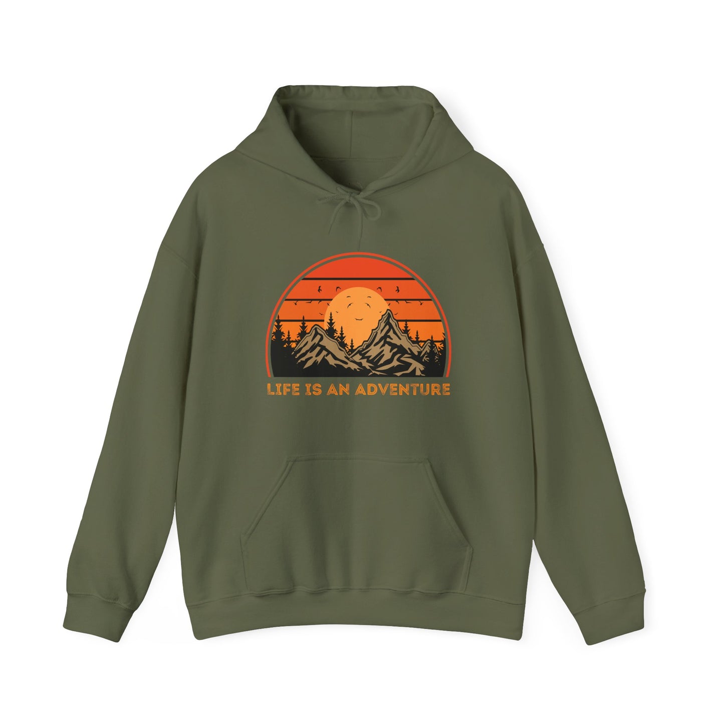 Adventure-Themed Unisex Hoodie - Life is an Adventure