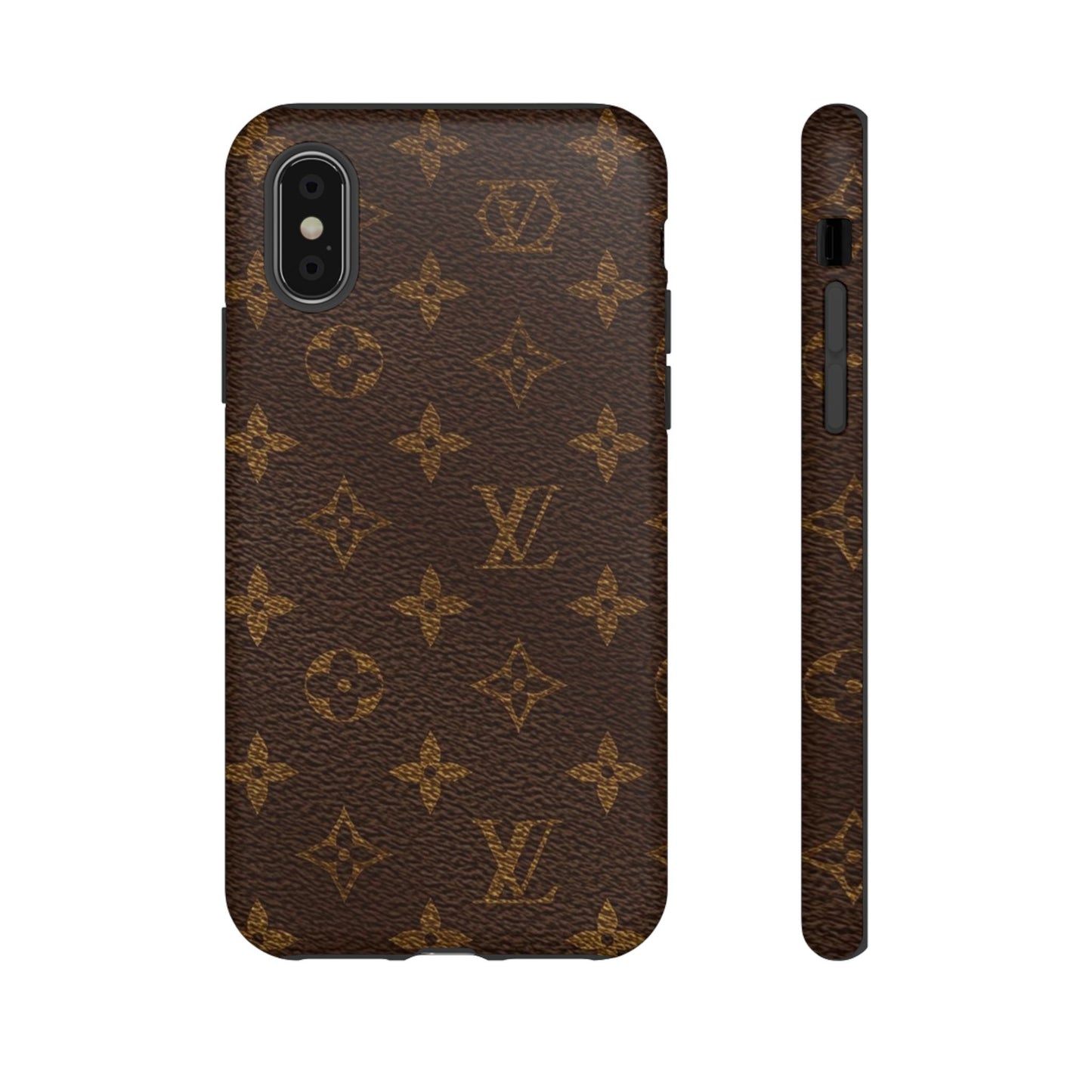 LV Designer Phone Case - Luxury Monogram Pattern