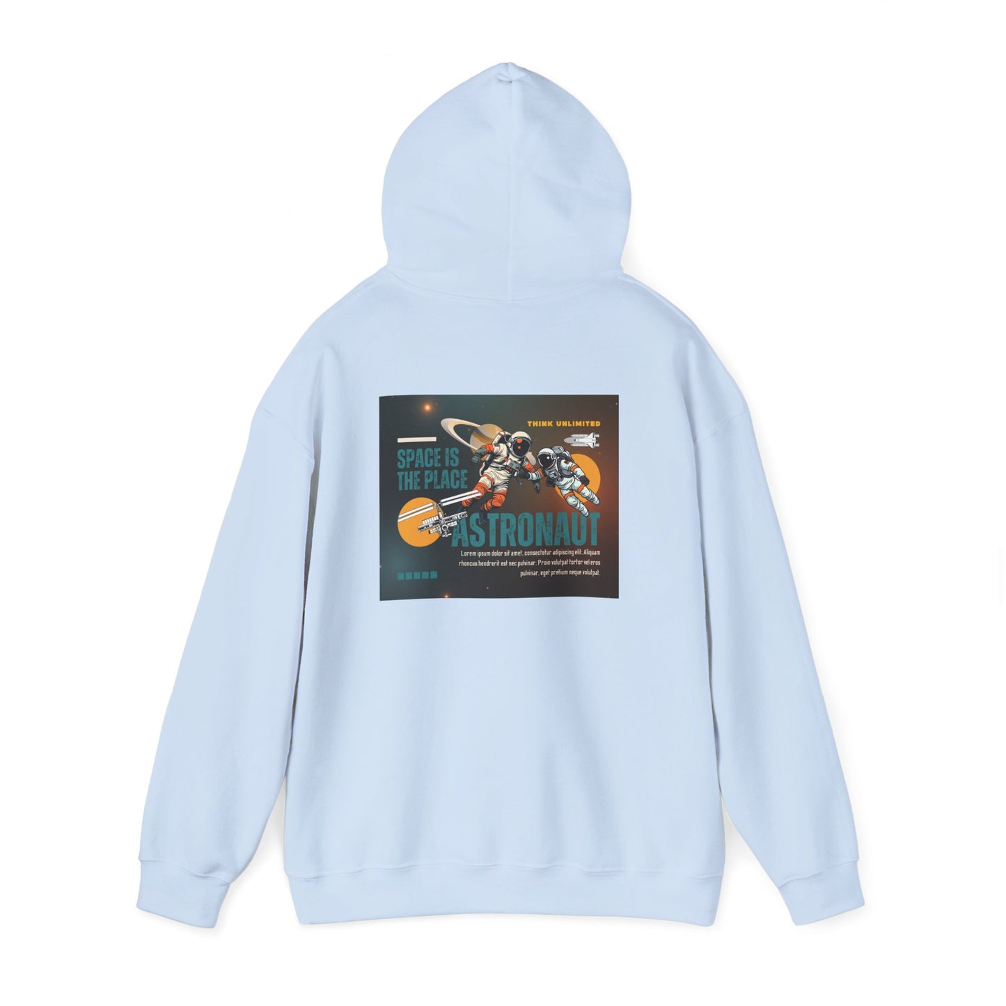Astronaut-Inspired Unisex Heavy Blend Hoodie - Space Adventure Design