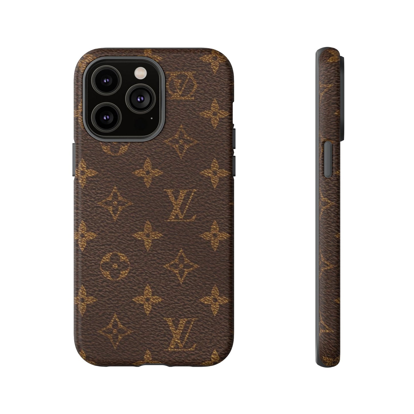 LV Designer Phone Case - Luxury Monogram Pattern