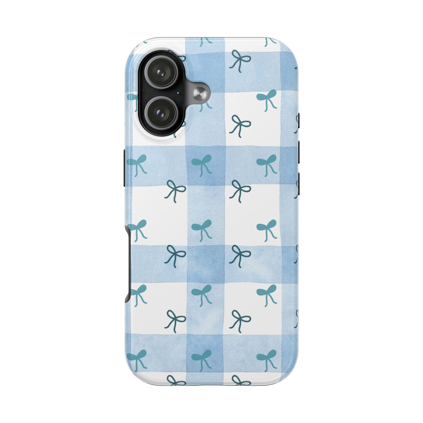 Chic Blue Bow Phone Case