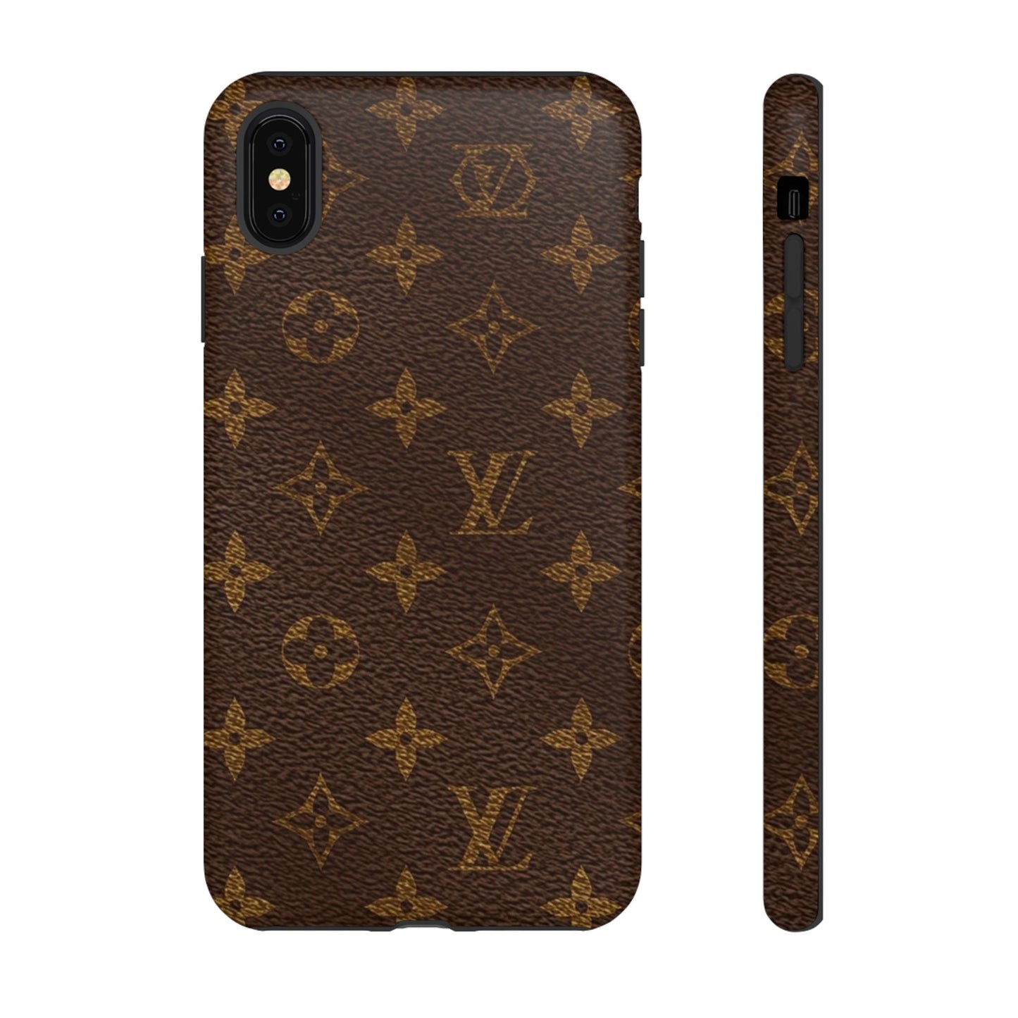 LV Designer Phone Case - Luxury Monogram Pattern