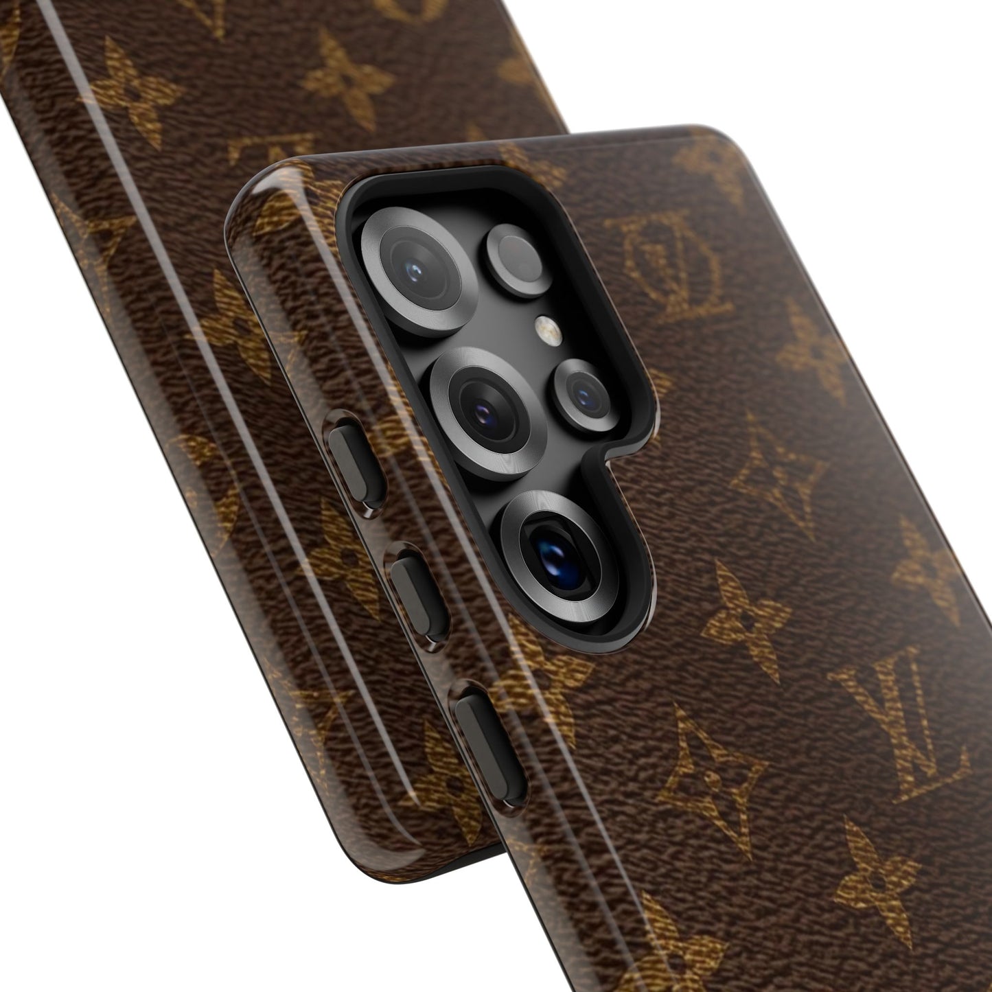 LV Designer Phone Case - Luxury Monogram Pattern