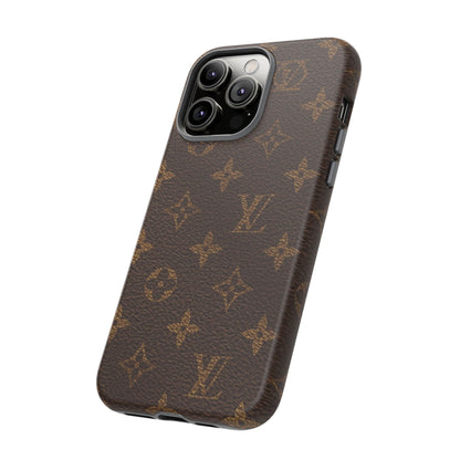 LV Designer Phone Case - Luxury Monogram Pattern