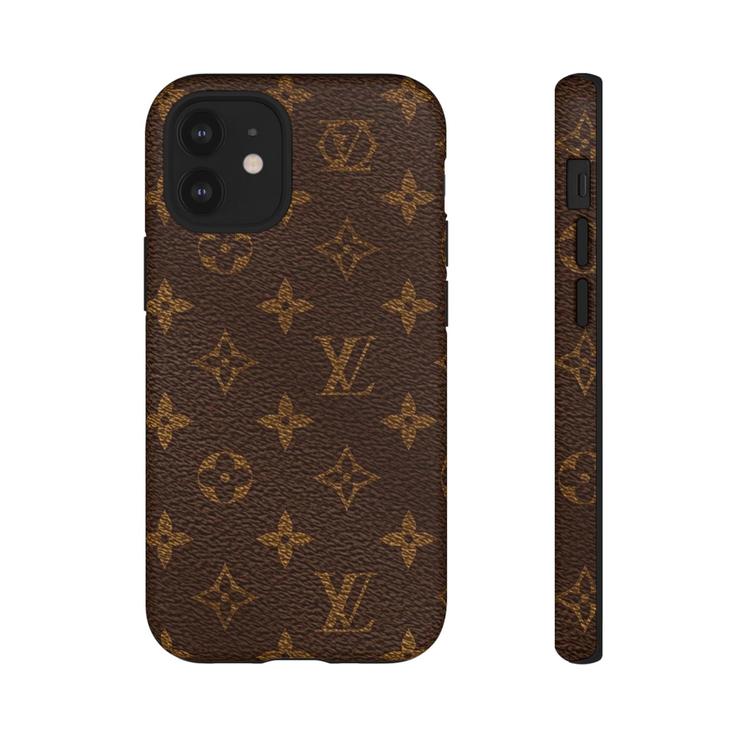 LV Designer Phone Case - Luxury Monogram Pattern