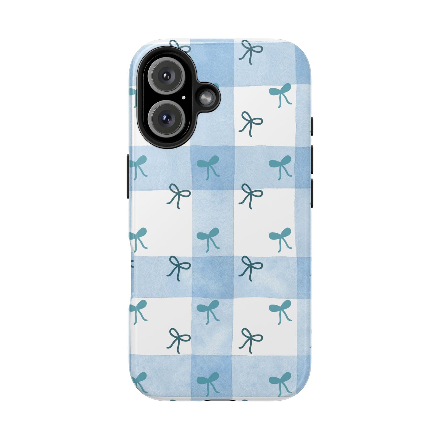 Chic Blue Bow Phone Case