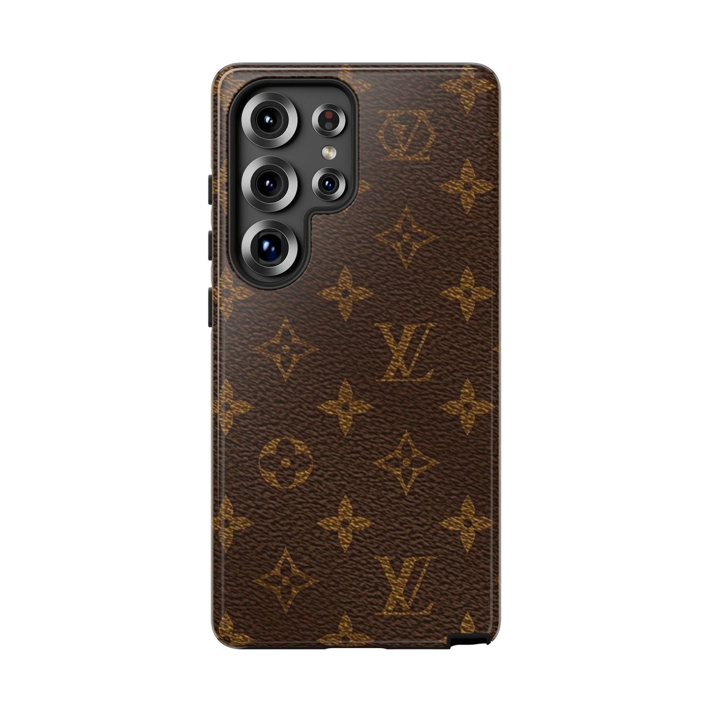 LV Designer Phone Case - Luxury Monogram Pattern