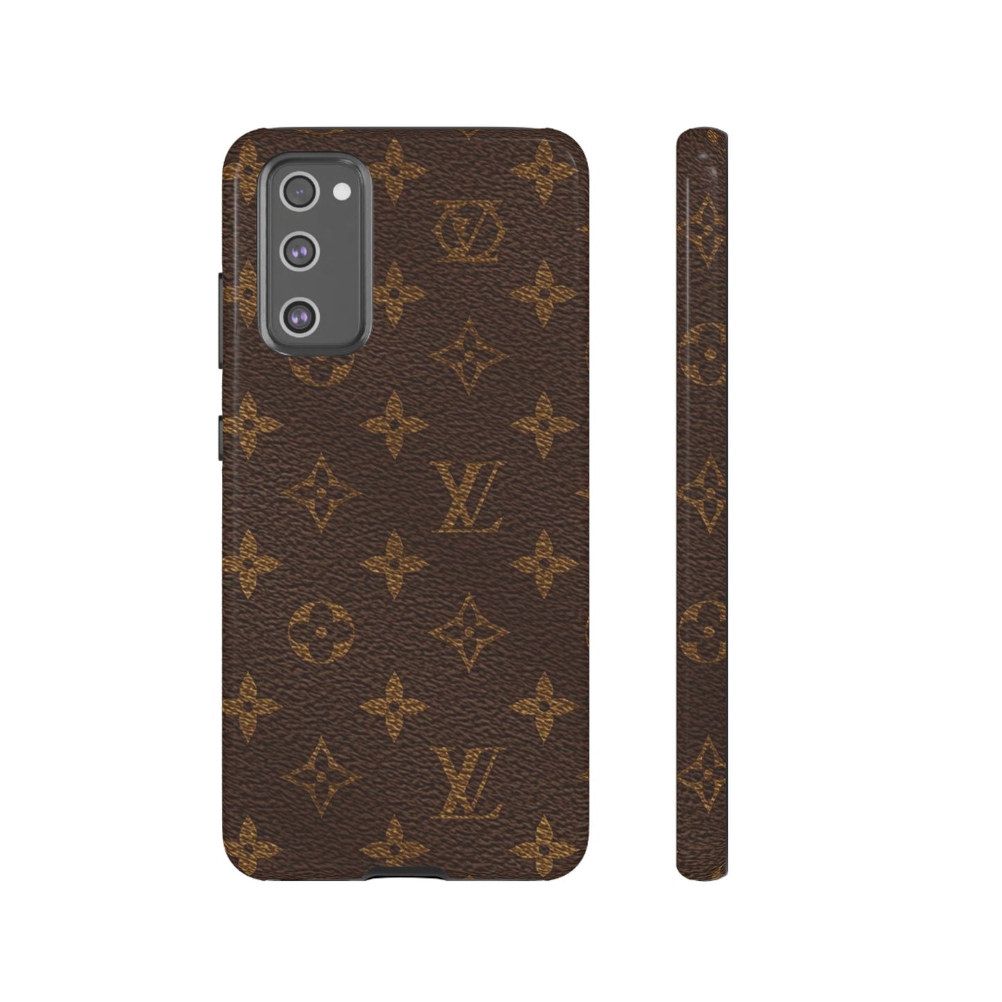 LV Designer Phone Case - Luxury Monogram Pattern