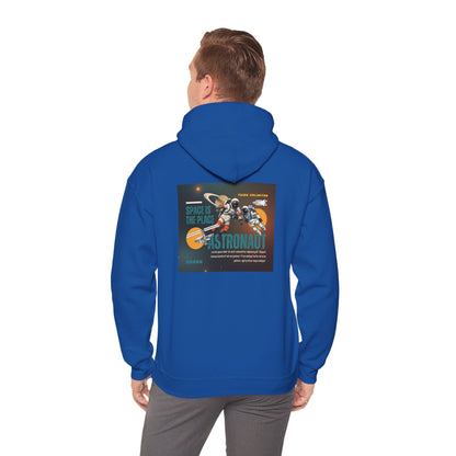 Astronaut-Inspired Unisex Heavy Blend Hoodie - Space Adventure Design