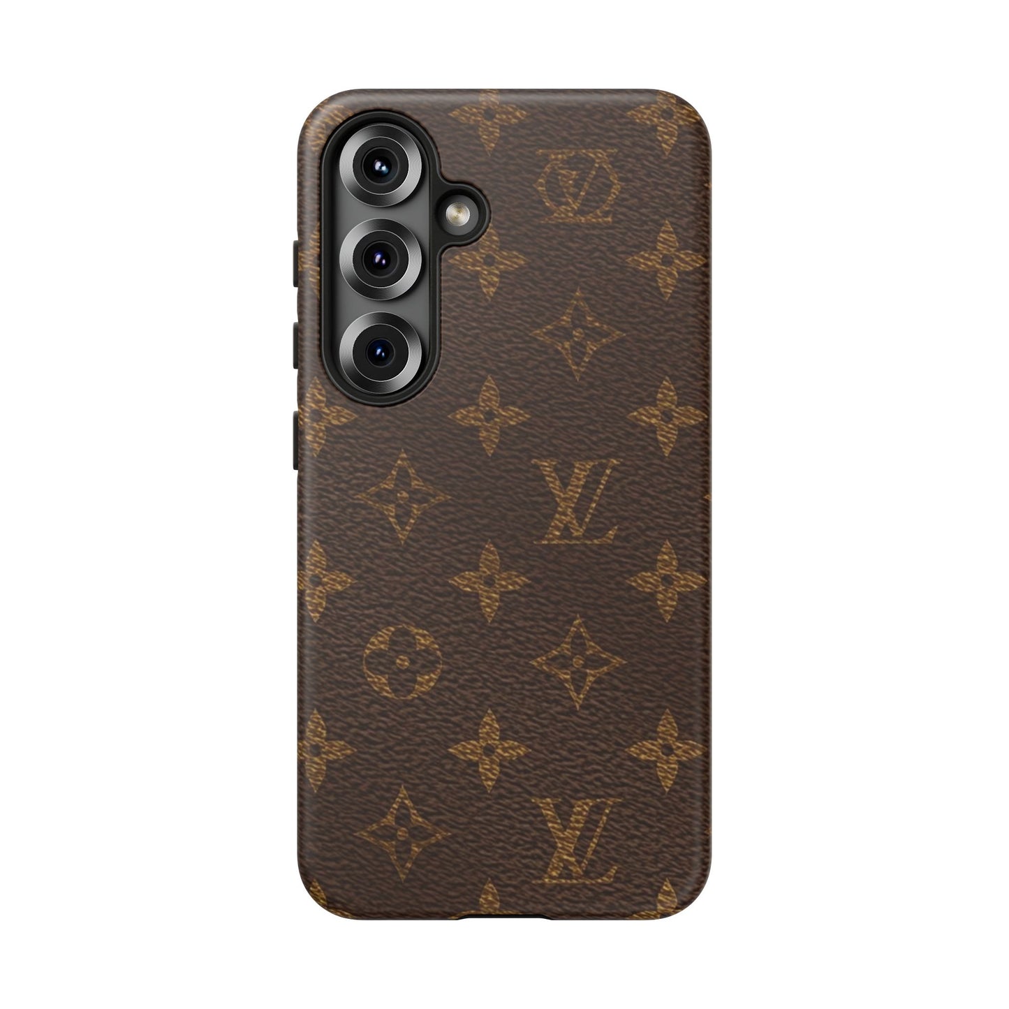 LV Designer Phone Case - Luxury Monogram Pattern