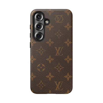 LV Designer Phone Case - Luxury Monogram Pattern