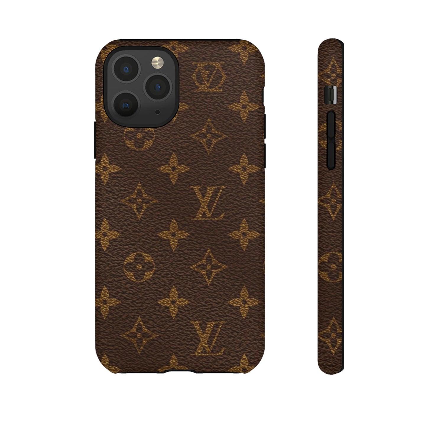 LV Designer Phone Case - Luxury Monogram Pattern