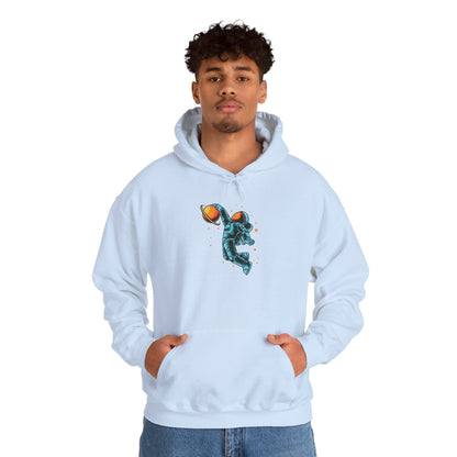 Astronaut-Inspired Unisex Heavy Blend Hoodie - Space Adventure Design