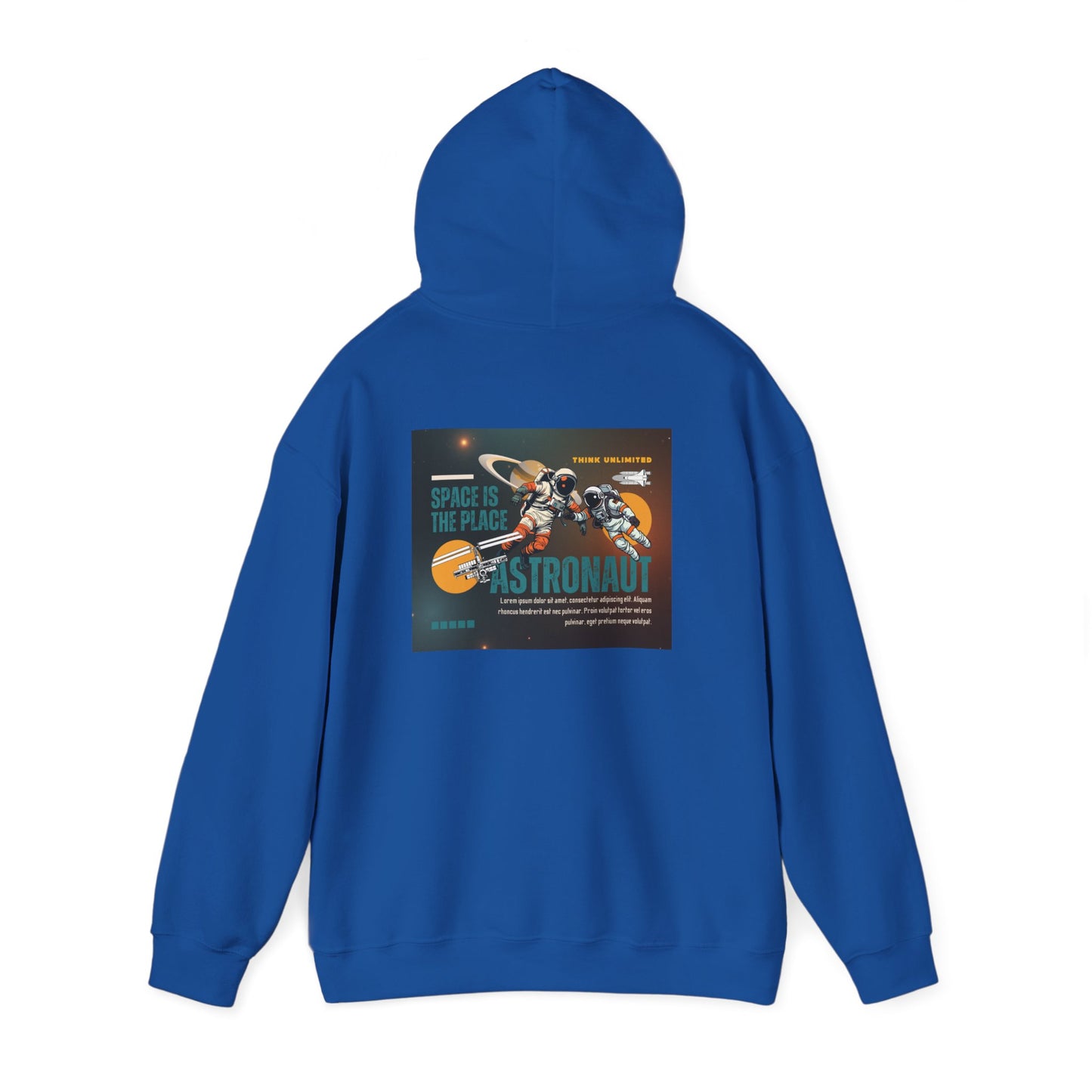 Astronaut-Inspired Unisex Heavy Blend Hoodie - Space Adventure Design